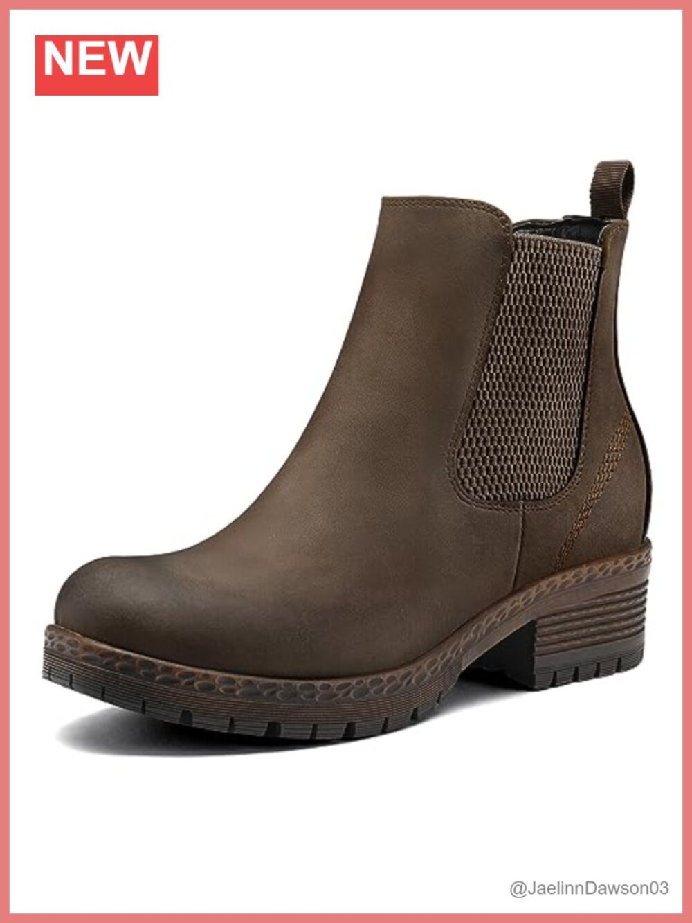 Women's Chelsea Ankle Boots Chunky Block Low Heel Fall Booties